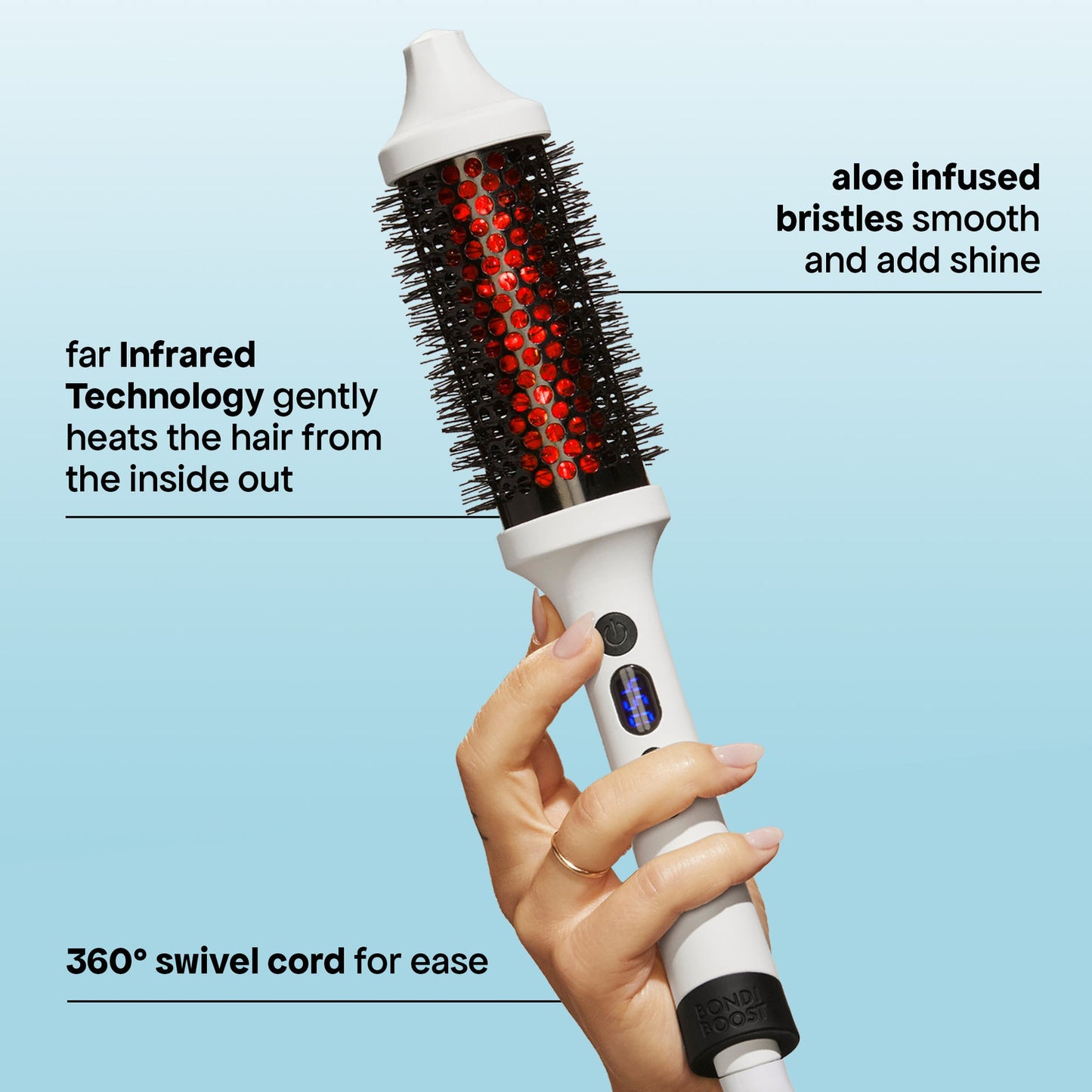 InfraGlow™ Red Light Therapy Brush