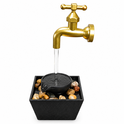 AquaFlow™ – Premium Floating Faucet LED Fountain