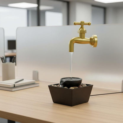 AquaFlow™ – Premium Floating Faucet LED Fountain