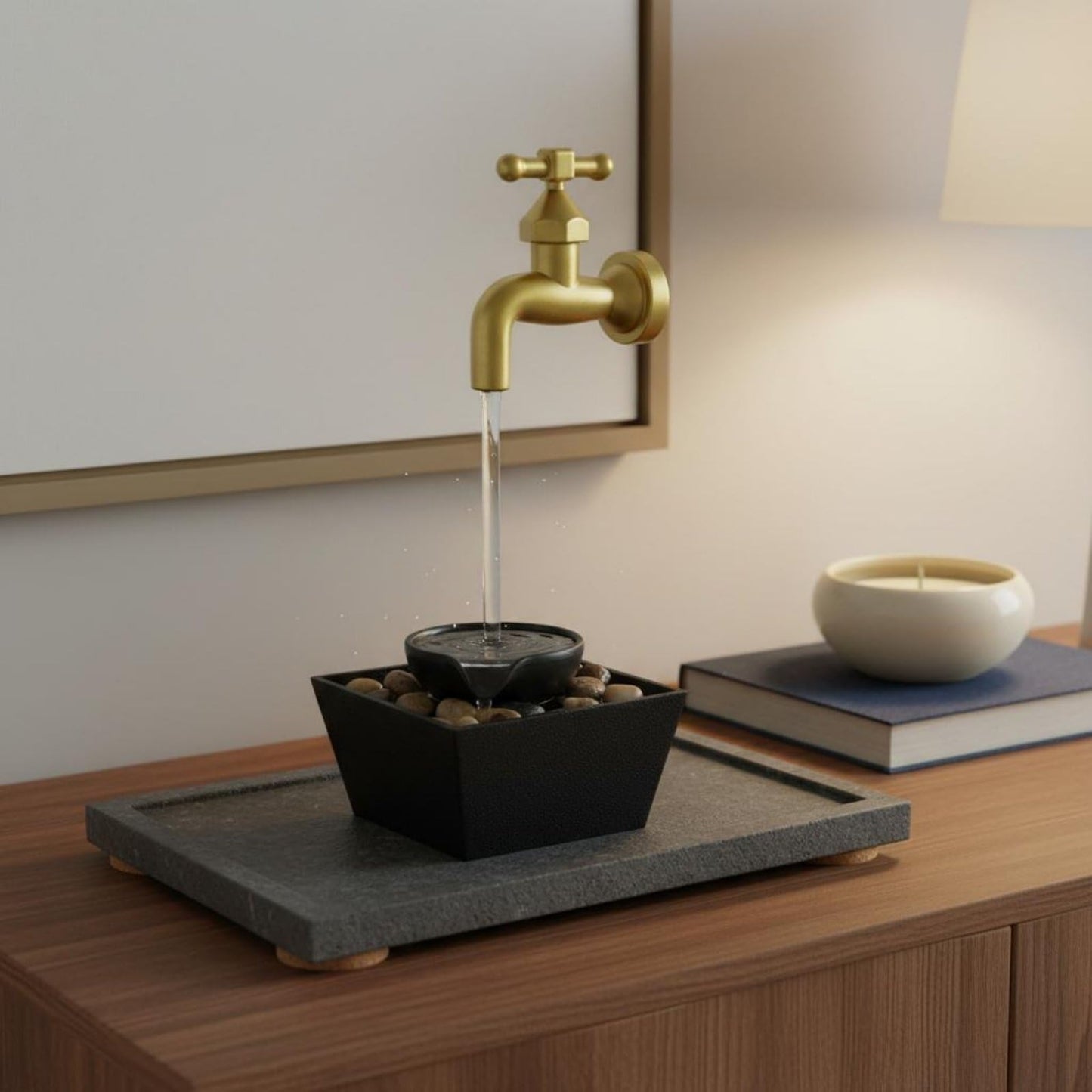 AquaZen™ Table Fountain ⭐ (Best Choice)