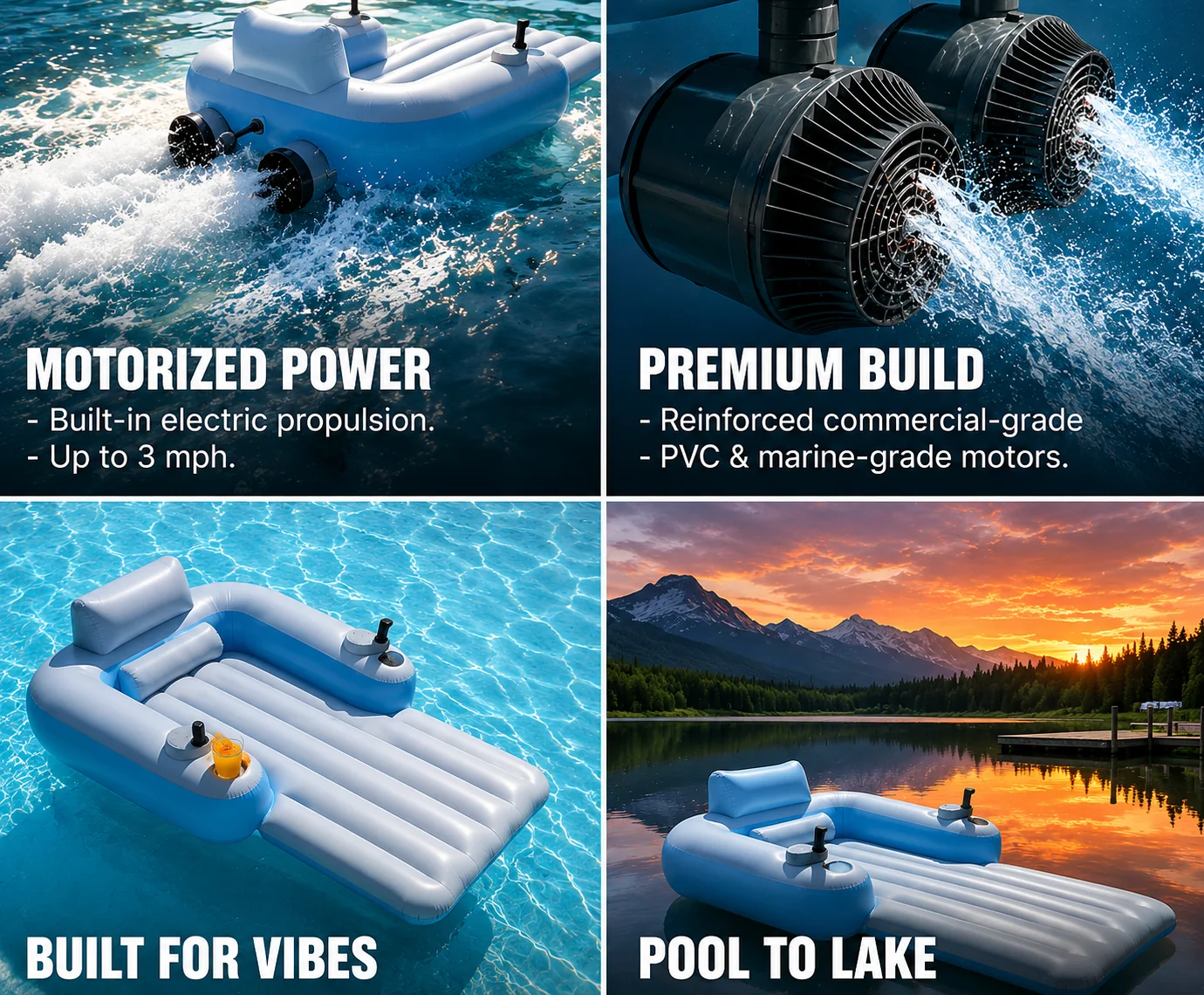 AquaHaven™ Luxury Pool Float